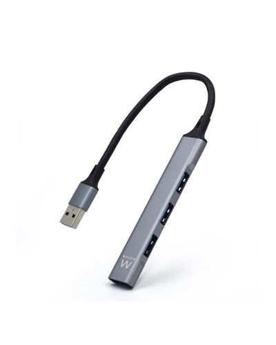 EWENT Hub Slim Usb 4 puertos