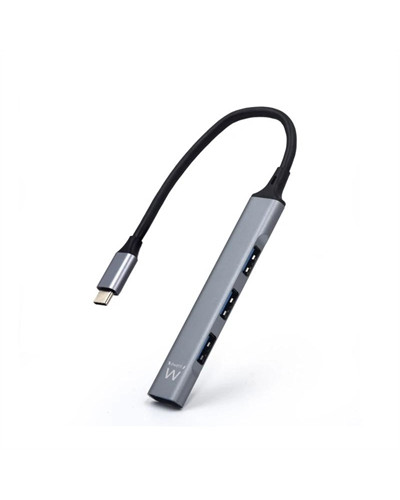 EWENT Hub Slim tipo C 4 puertos