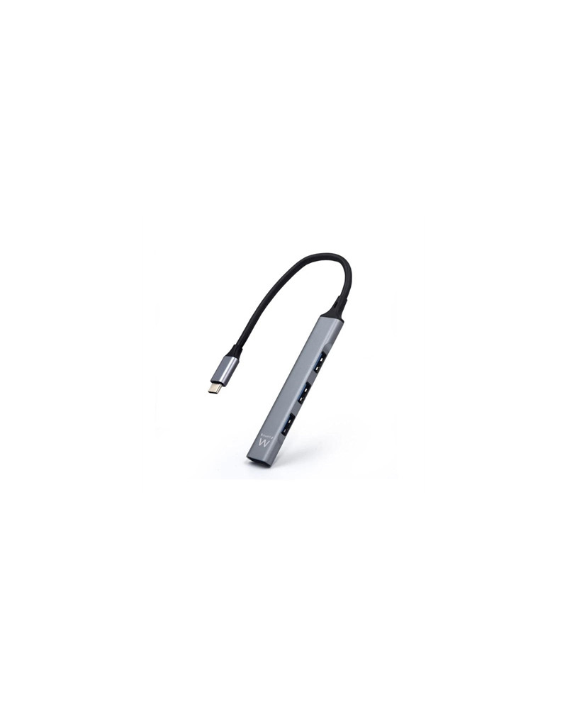 EWENT Hub Slim tipo C 4 puertos