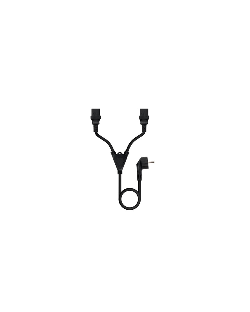 Nanocable Cable aliment. CEE7/M a 2xC13/H 1,8m