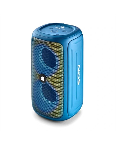 NGS ALTAVOZ PORTATIL BT RGB IPX5 ROLLERBEASTAZURE