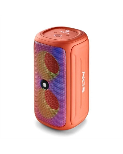 NGS ALTAVOZ PORTATIL BT RGB IPX5 ROLLERBEASTCORAL