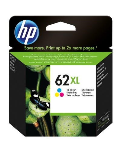 HP Cartucho 62XL Tricolor