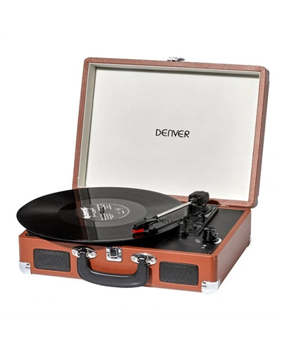 Denver VPL-120 Tocadiscos USB Marron
