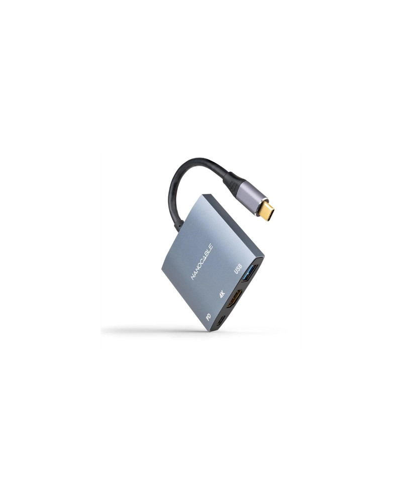 Nanocable Conversor USB-C a HDMI/USB3.0/PD 15 cm