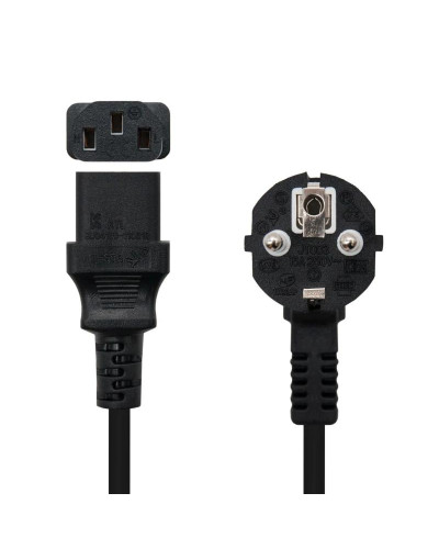 Nanocable Cable Alimentación CPU CEE7-M-C13-H 2M
