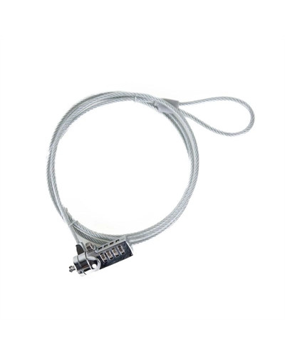 iggual Cable seguridad candado 4 dígitos SECURE 4D