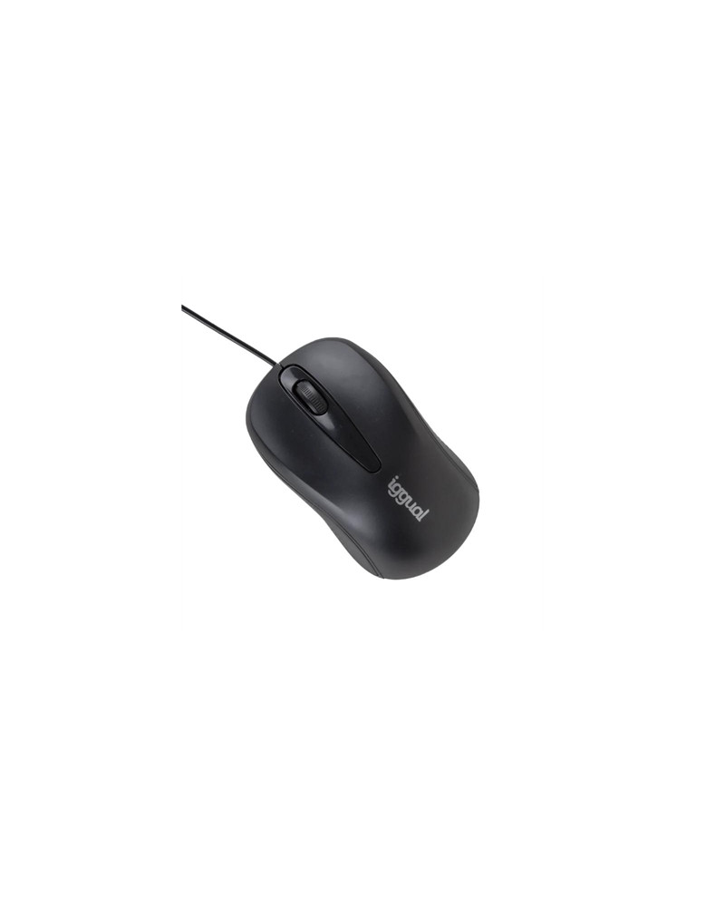 iggual Ratón óptico COM-BASIC2-800DPI negro