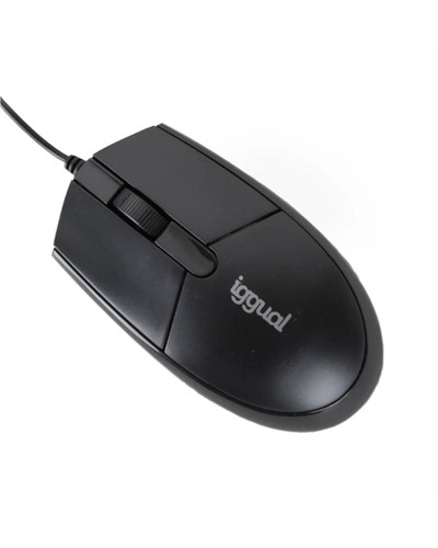 iggual Ratón óptico COM-BASIC3-800DPI negro