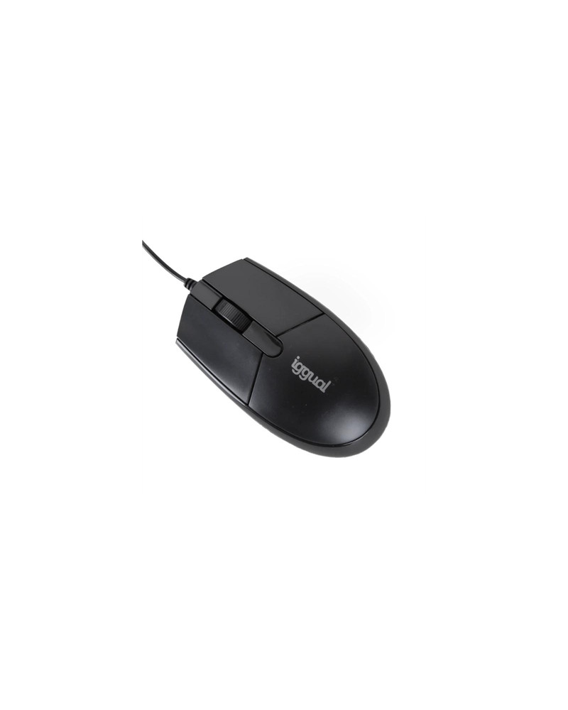 iggual Ratón óptico COM-BASIC3-800DPI negro