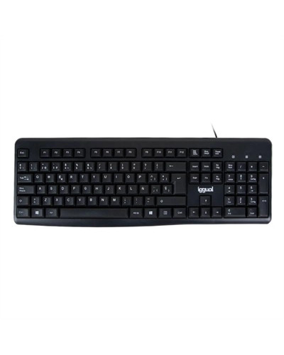 iggual Teclado estándar CK-BASIC2-105T negro