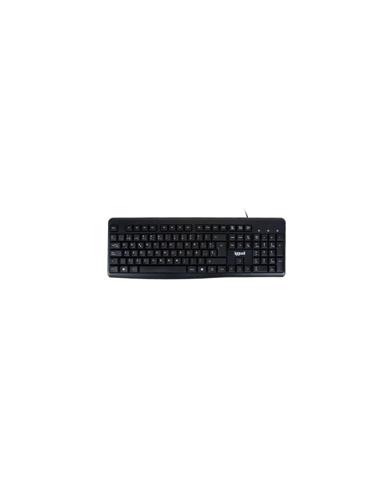iggual Teclado estándar CK-BASIC2-105T negro