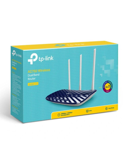 TP-Link Archer C20 Router WiFi AC750 1xWAN 4xLAN