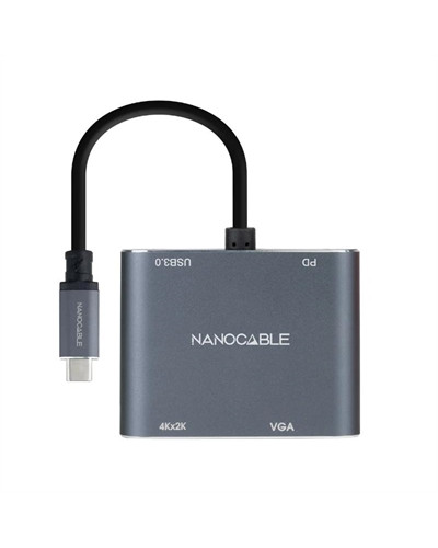 Nanocable Converosr USB-C a HDMI/VGA/USB3.0/PD