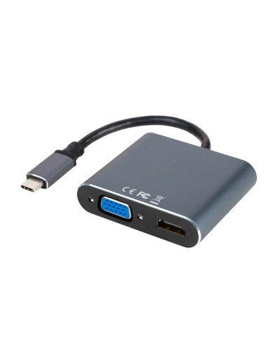 Nanocable Converosr USB-C a HDMI/VGA/USB3.0/PD