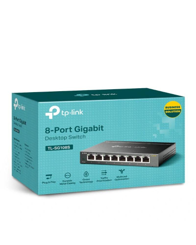 TP-Link TL-SG108S Switch 8xGB RJ45 Metal