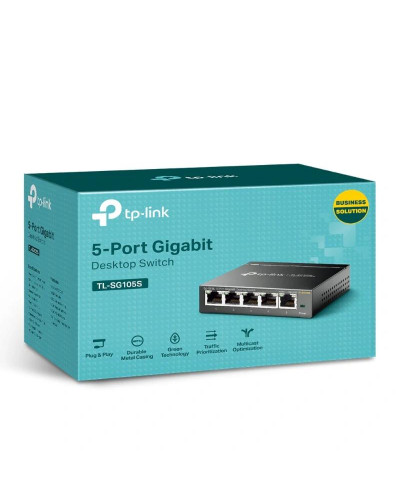 TP-Link TL-SG105S Switch 5xGB RJ45 Metal