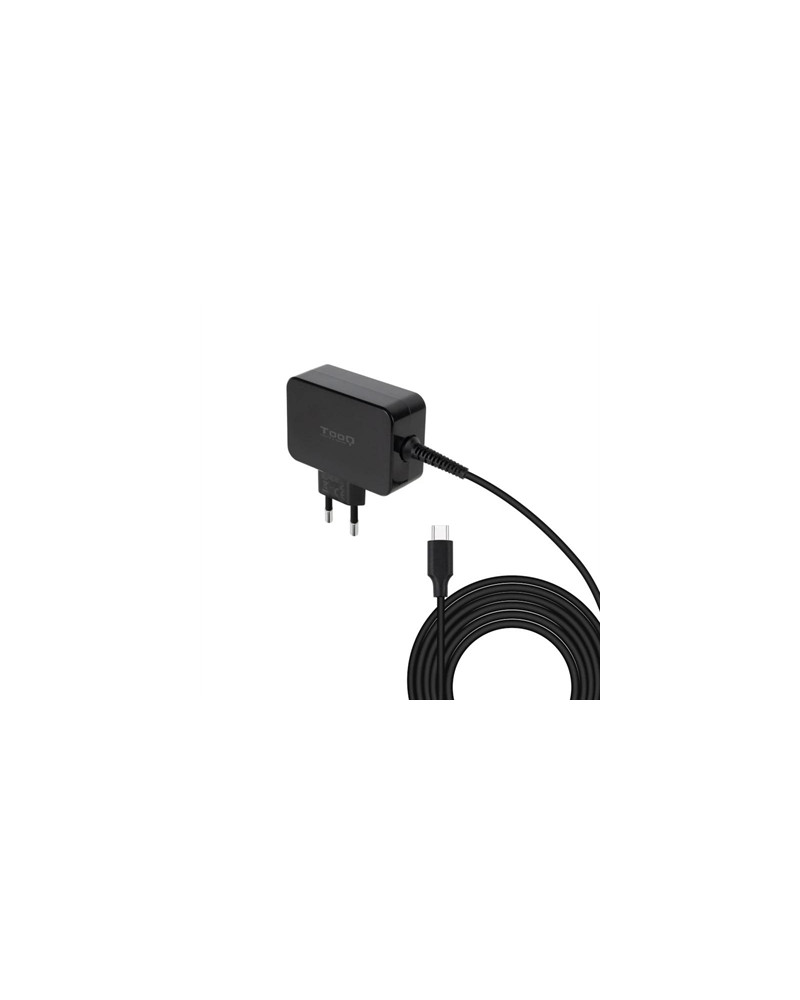 Tooq Cargador portatil GAN USB-C PD 65W Negro