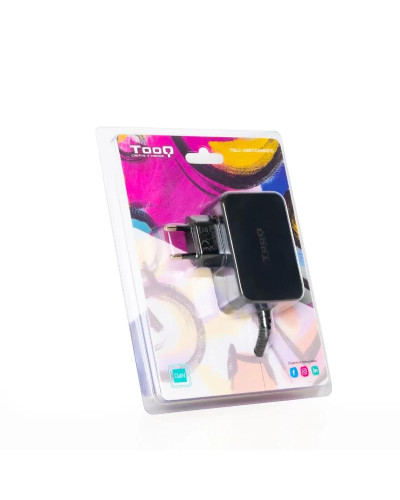 Tooq Cargador portatil GAN USB-C PD 65W Negro