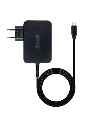 Tooq Cargador portatil GAN USB-C PD 90W Negro