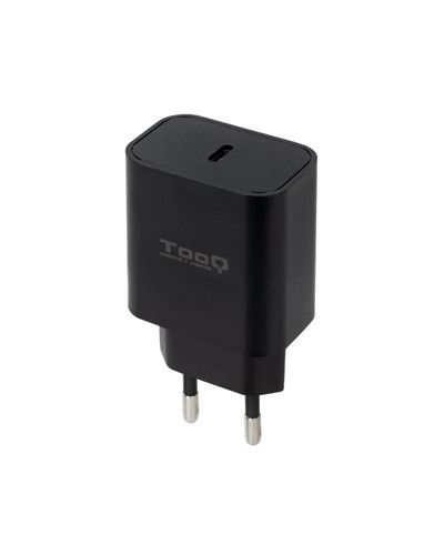 Tooq Cargador pared USB-C PD3.0 20W Negro