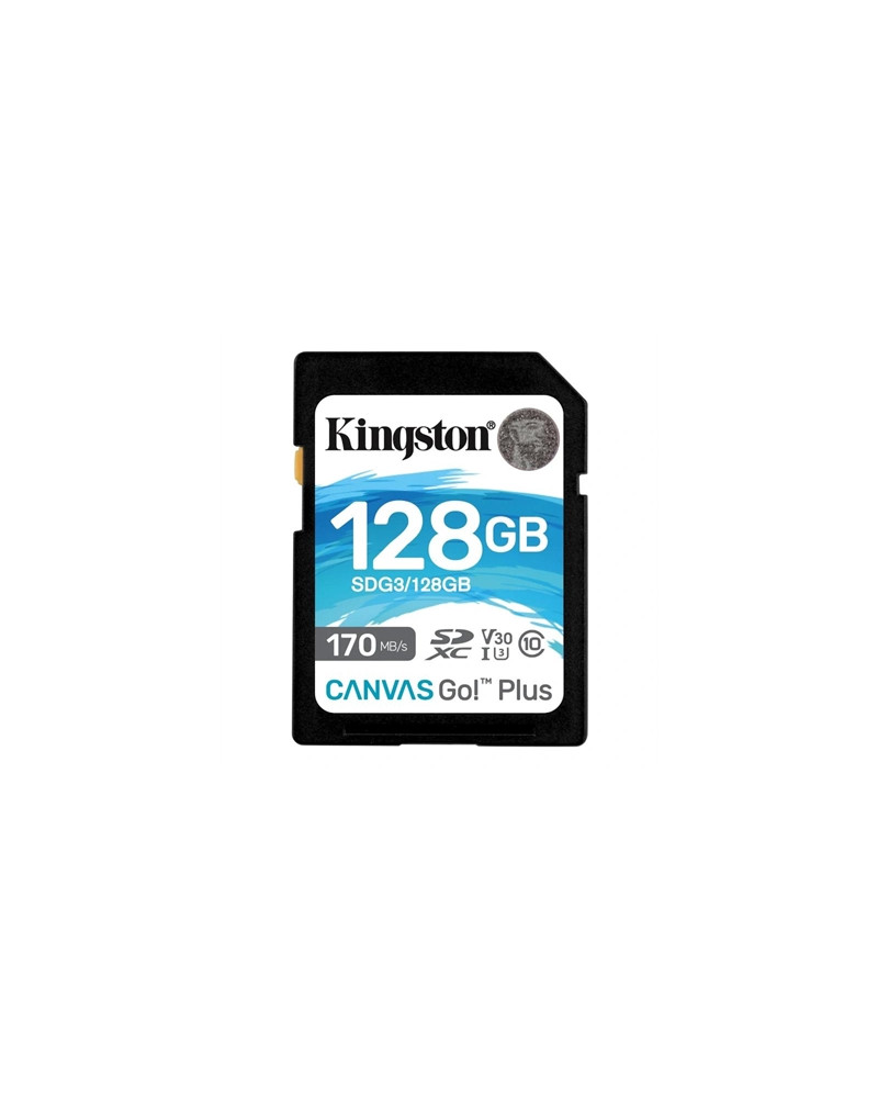 Kingston Canvas Go! Plus SD 128GB class 10 U3 V30