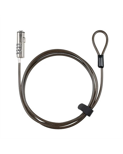 Tooq Cable seguridad T-Nano con combinación 1.5m