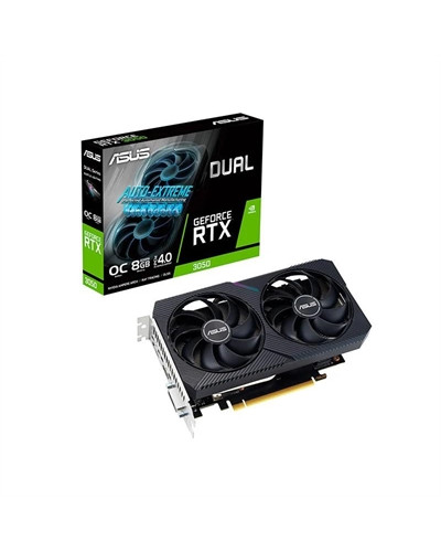 ASUS VGA NVIDIA DUAL RTX 3050 O8G V2 8GB DDR6