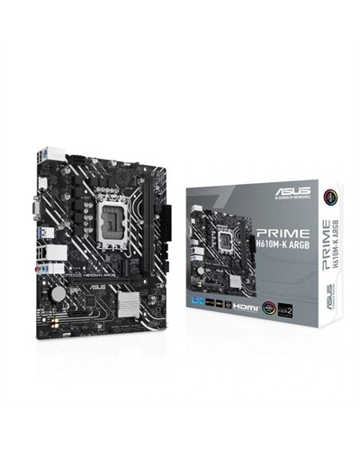 ASUS Placa Base PRIME H610M-K DDR5 ARGB mATX 1700