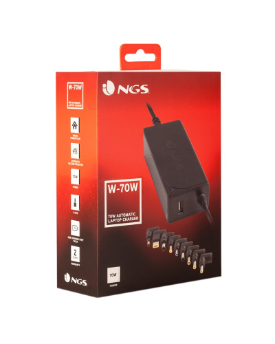 NGS Cargador Portatil Sliml W-70