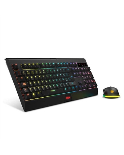 KROM KABALA  | Kit Teclado y Ratón Wireless RGB SP