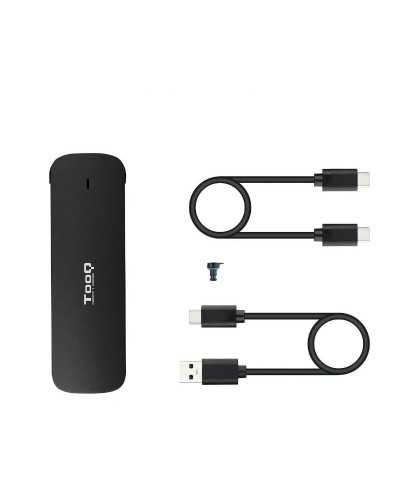 Tooq Caja Externa M.2 NVMe USB3.1 GEN2 Negra