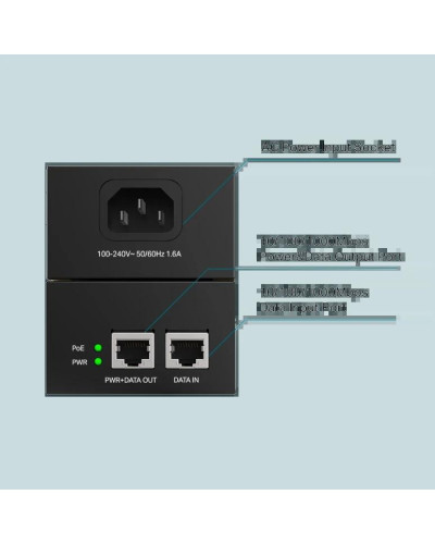 TP-Link PoE170S Inyector PoE++ h/60W