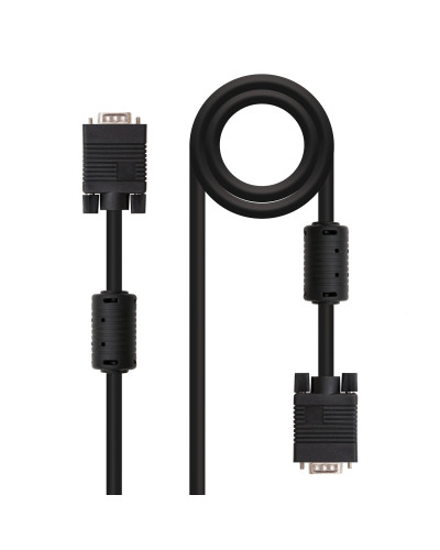 Nanocable Cable Conmutador Vga 10 M Negro