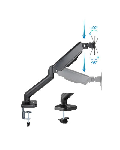 Tooq DB5032TNR-B Soporte mesa 1 brazo 17"-32"