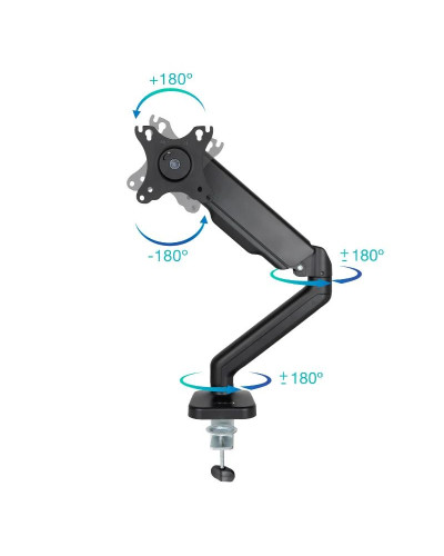 Tooq DB5032TNR-B Soporte mesa 1 brazo 17"-32"