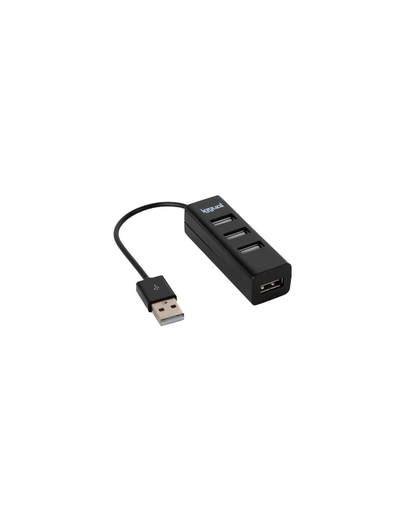 iggual Hub USB 2.0 x 4 puertos HUB-A-4p