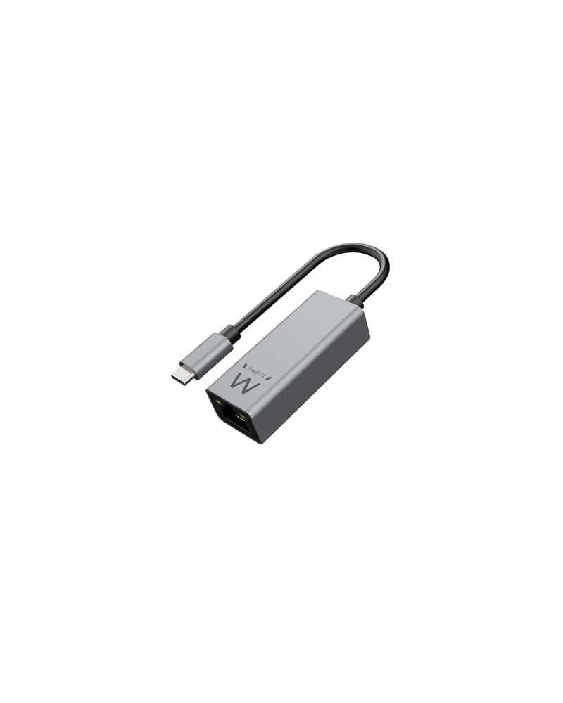 EWENT ADAPTADOR DE RED GIGABIT USB-C ALUMINIO
