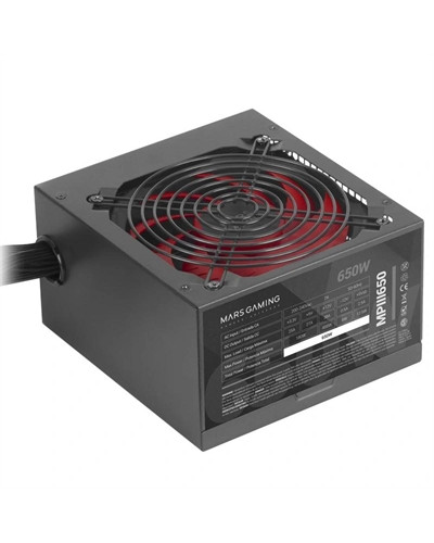 MARS GAMING Fuente Alimentacion MPIII 650W,Silent