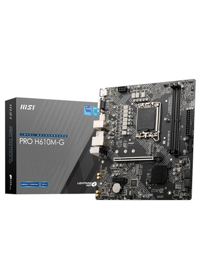MSI Placa Base PRO H610M-G DDR5 mATX 1700