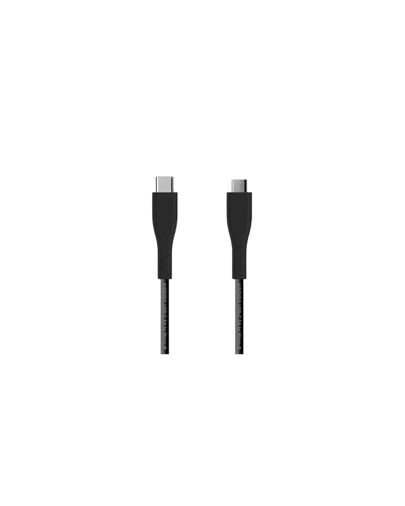 Aisens Cable USB 2.0 3A C/M-Micro B/M Negro, 1.0M