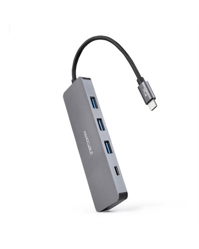 Nanocable HUB USB-C a 3xUSB 3.0/H+1xUSB-C/H