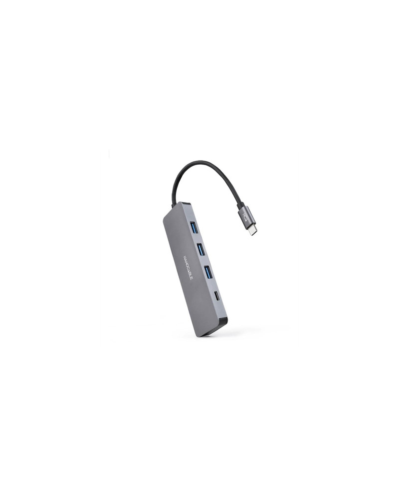 Nanocable HUB USB-C a 3xUSB 3.0/H+1xUSB-C/H