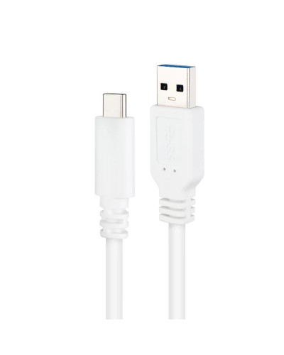 Nanocable Cable USB 3.1 Gen2 USB-C/A 2 M Blanco