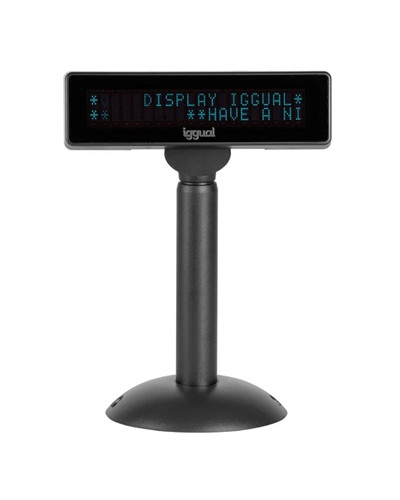 iggual Visor TPV regulable USB VFD 7" INFO DISPLAY