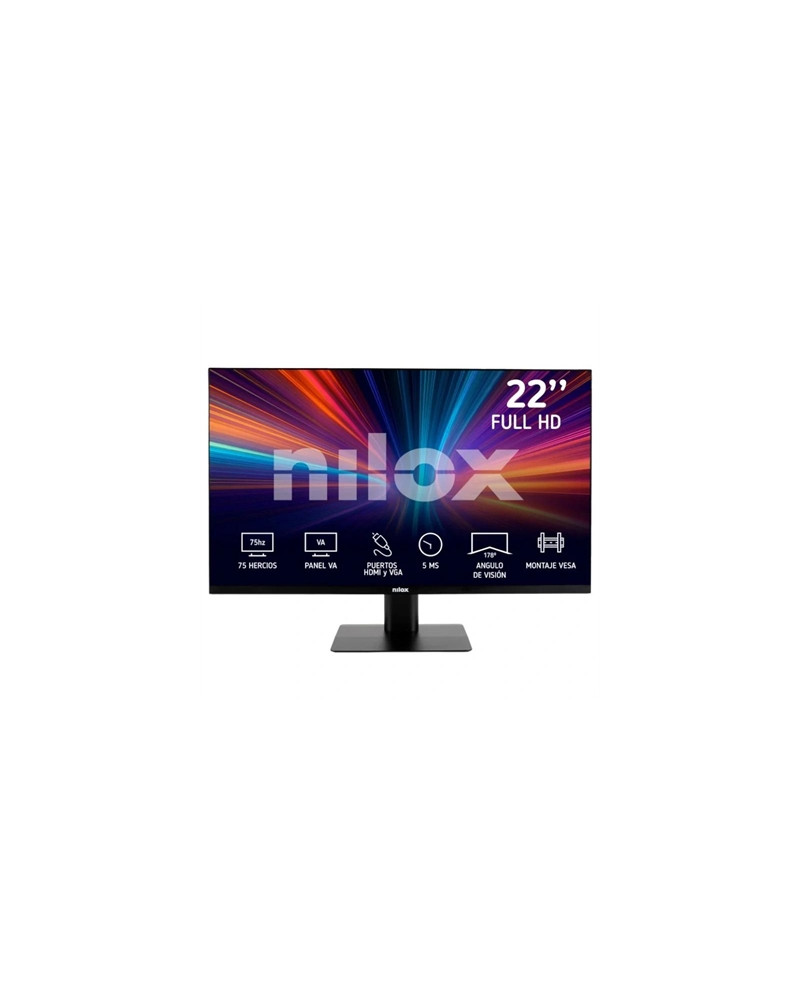 NILOX NXM22FHD11 Monitor 21.5" VA 75hz 5ms VGA HDM