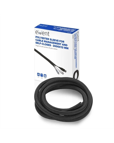 Ewent Manguito de poliester auto-cierre 3000X13mm
