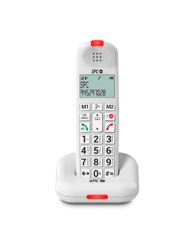 SPC 7612B Telefono Inalámbrico COMFORT KAIRO Blanc