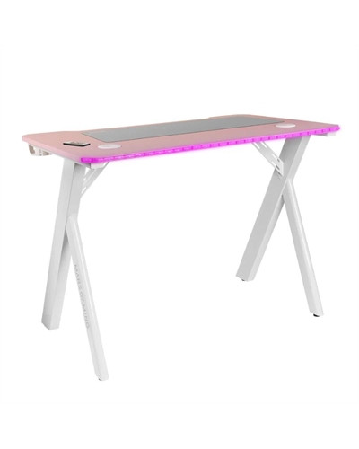 Mars Gaming Escritorio Rgb 100cm alfombri. Rosa