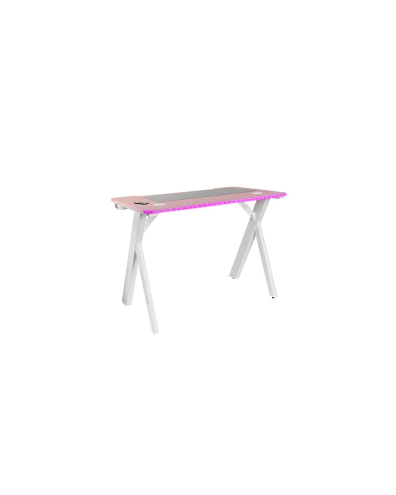 Mars Gaming Escritorio Rgb 100cm alfombri. Rosa